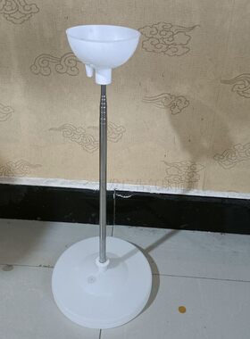 36寸伪空飘气球碗塑料铁碗2米伸缩杆升空大气球托立柱配件假