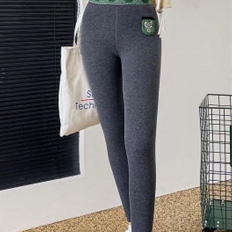 秋冬加绒打底裤女装棉裤加厚保暖靴裤外穿冬天靴裤羊羔绒铅笔长裤
