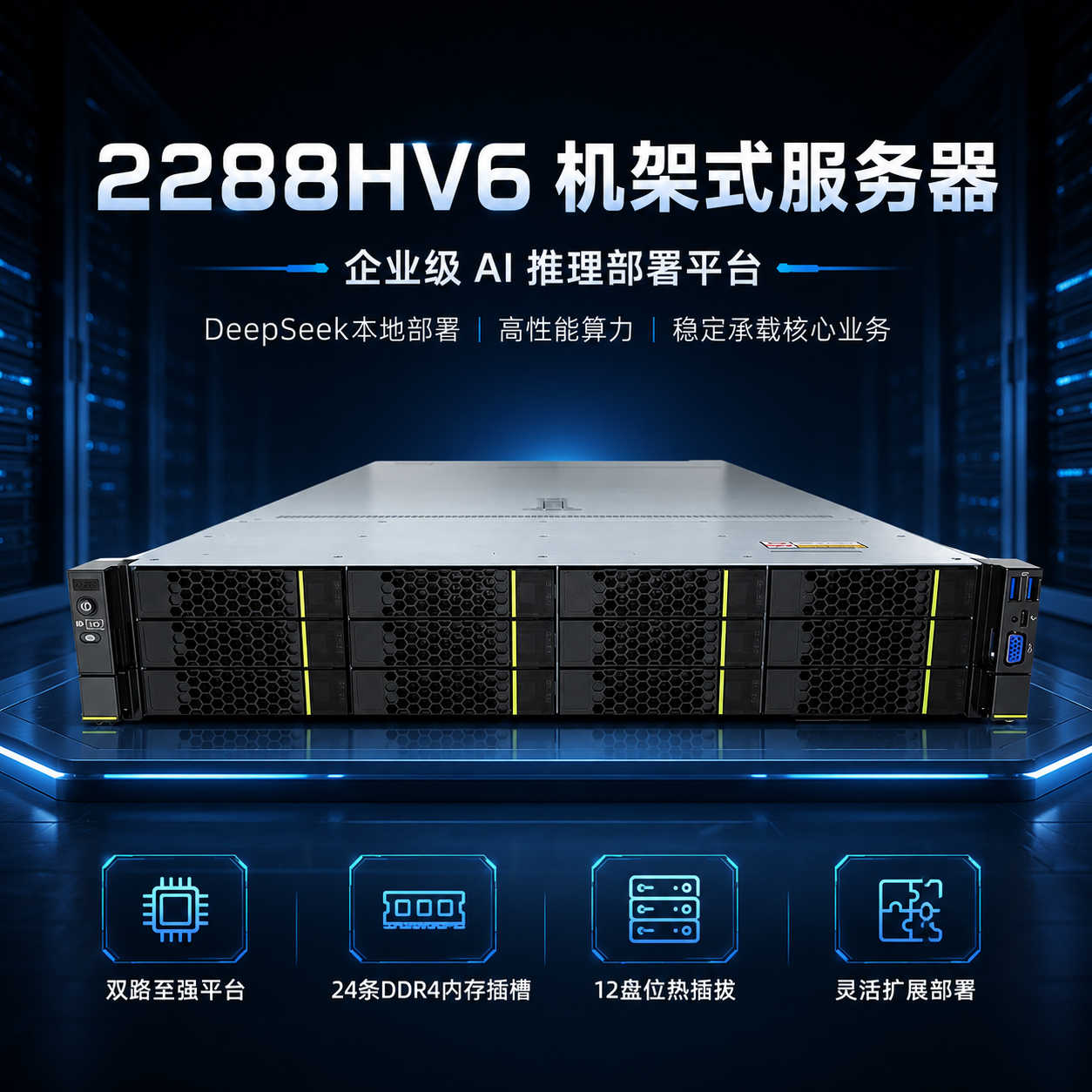 超聚变2288HV62U服务器AI推理
