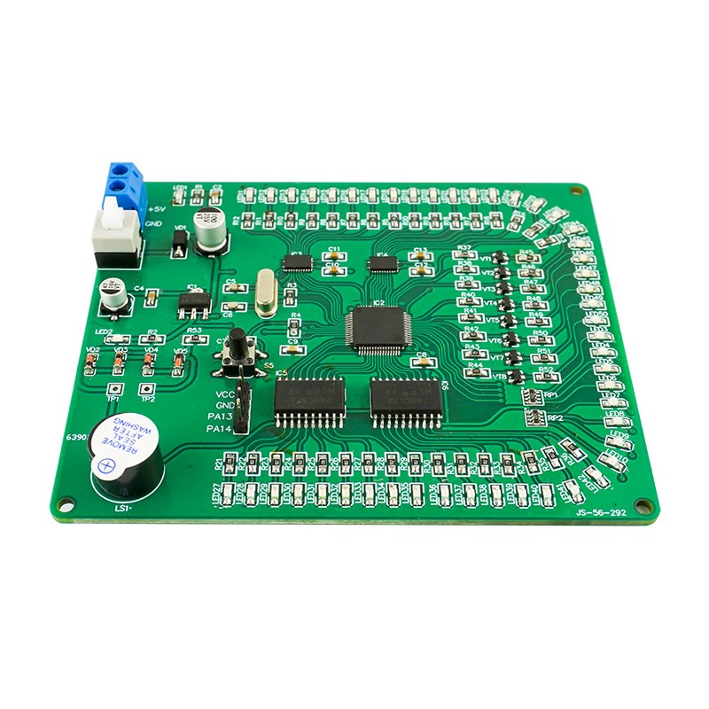 STM32流水灯测试电路 贴片焊接练习板 电子电工技能实训考核散件