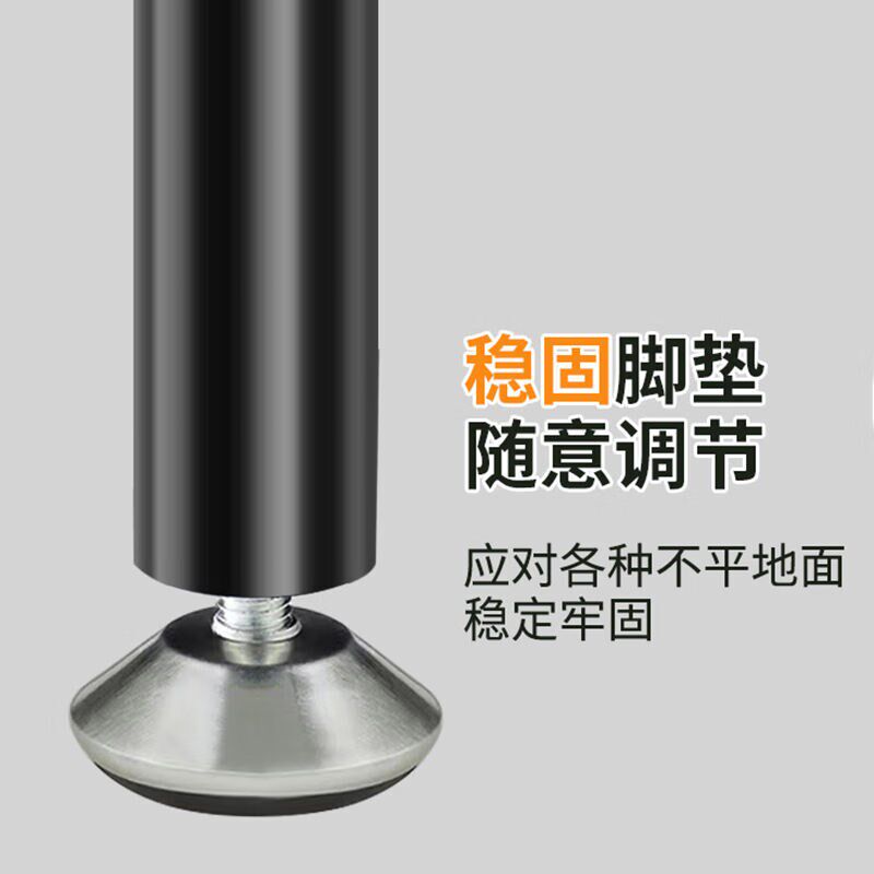 易漫厨房用具置物架落地碳钢微波炉架收纳储物货架子3层60*40*90c