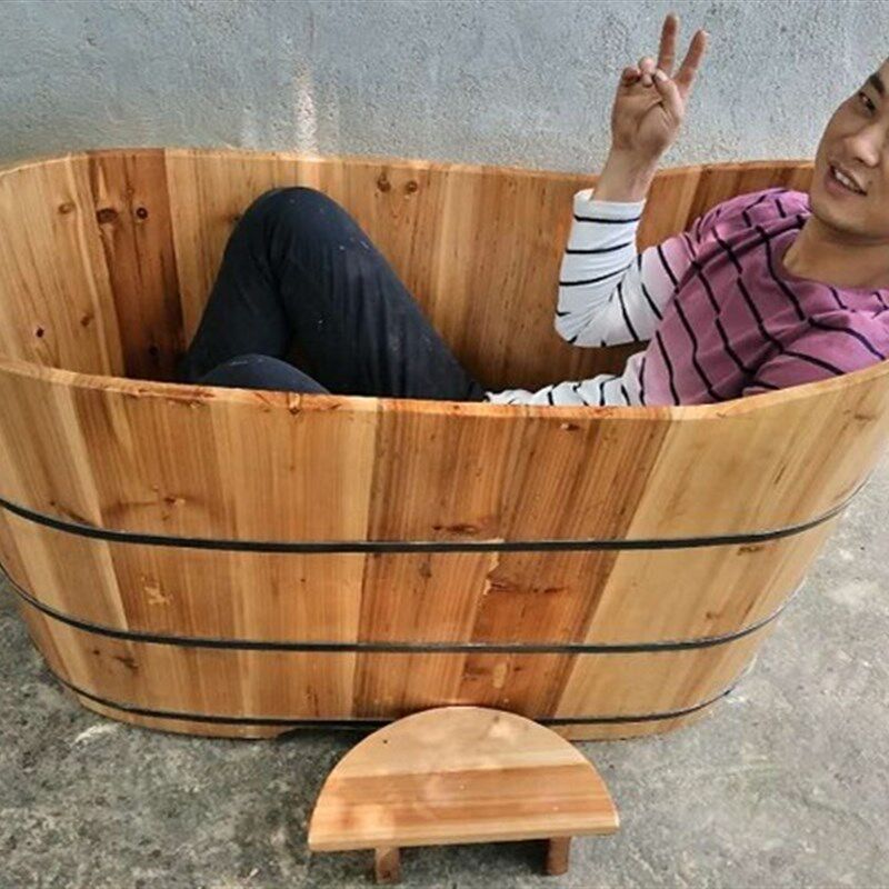 手工制作香杉木洗澡盆成人沐浴桶木盆泡澡木桶沐浴盆老人浴缸浴盆