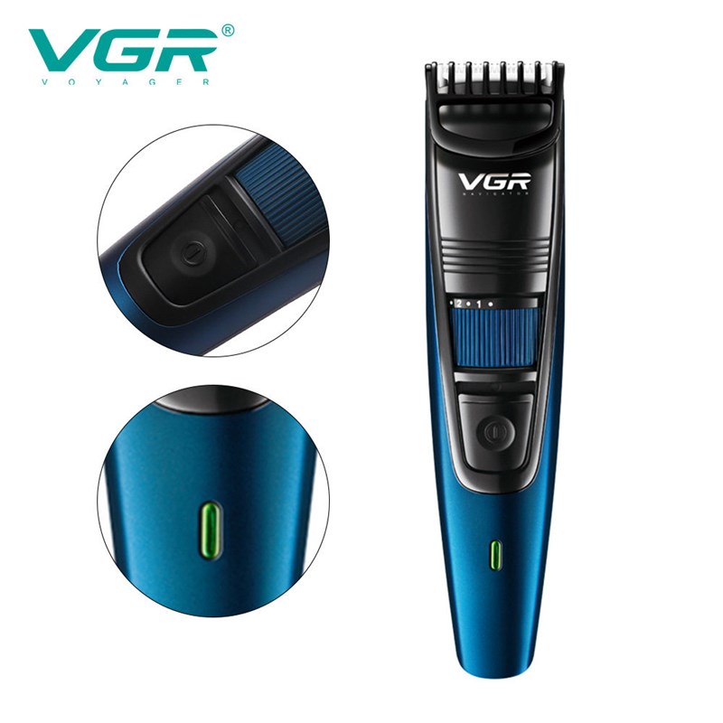 VGR理发剪USB充电式理发器毛发修剪器水洗电推剪剃须V-052