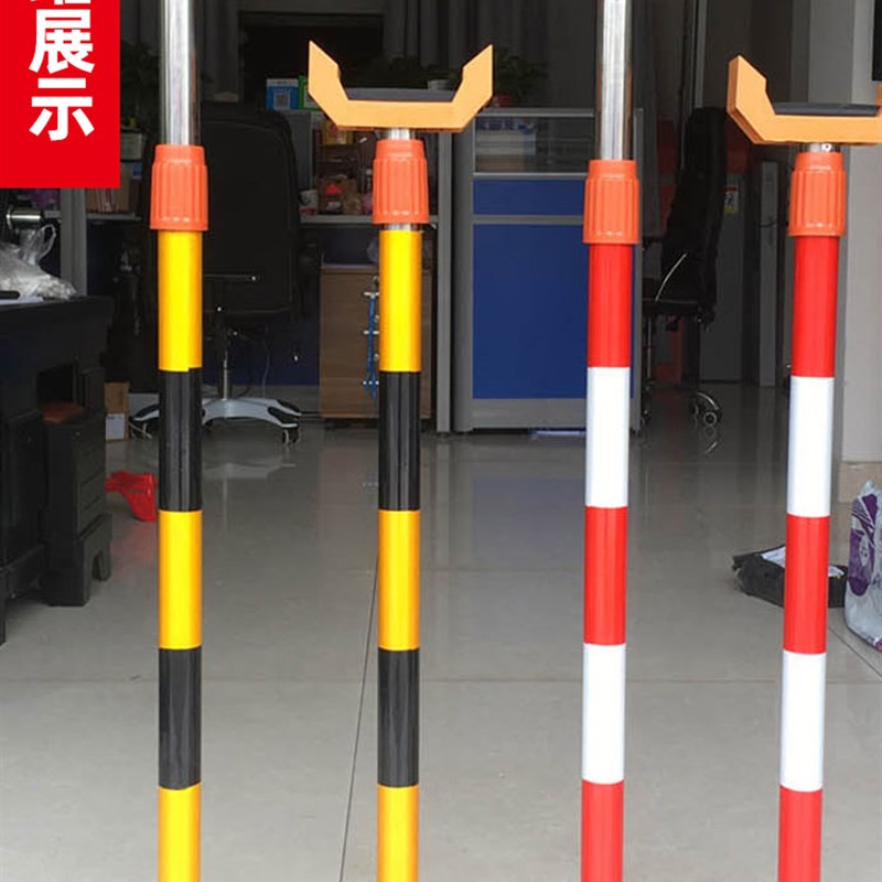 停车场道闸杆支架闸机挡车器支撑杆直杆伸缩杆升降杆托架闸机配件图片