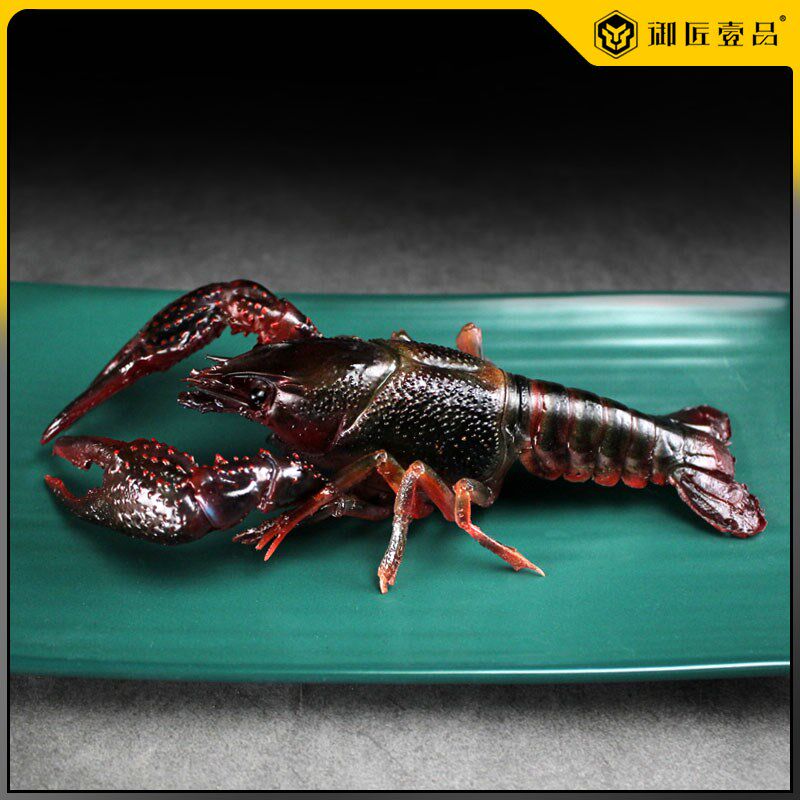 仿真小龙虾模型食品菜品r模型海鲜模型水族馆影视拍摄道具水产模