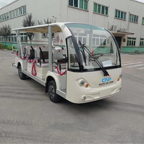 景区使用车11座不带门电动观光车 11座观光车