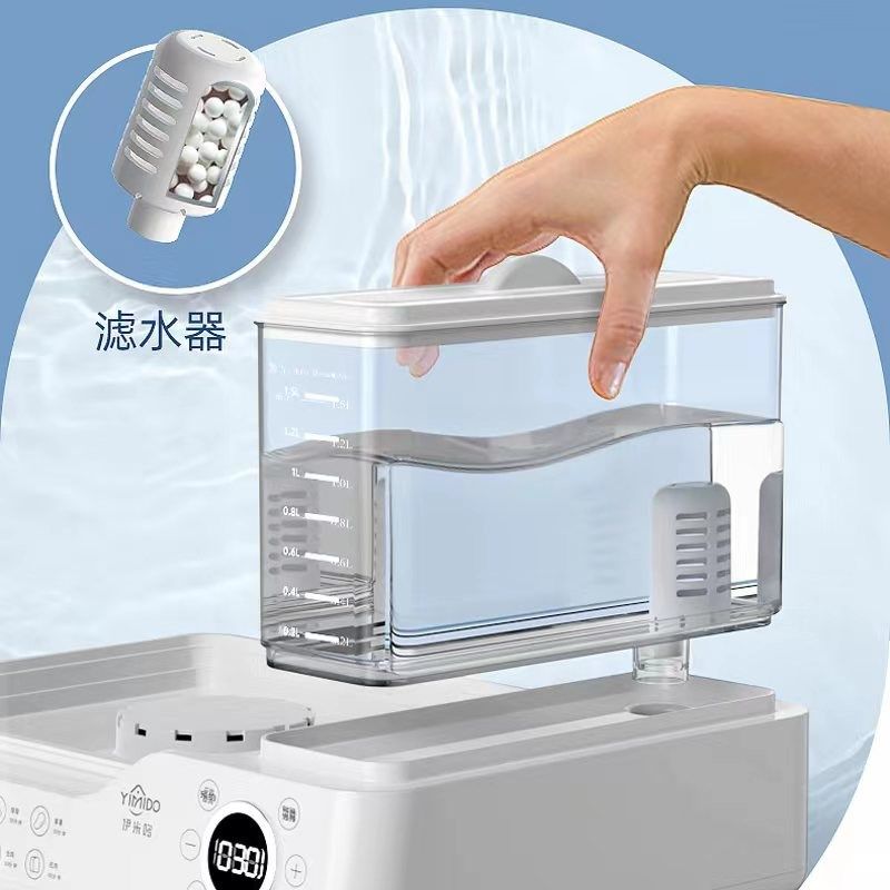 110V出口电蒸锅不锈钢外置水箱智能预约定时小型多功能大容量蒸箱