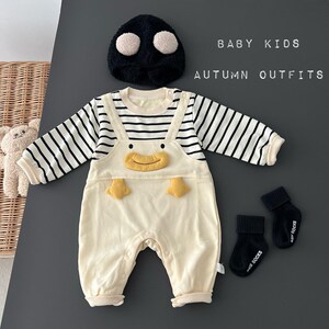婴儿连体春秋款男女宝宝衣服秋装超萌卫衣婴幼儿外出爬服秋天衣服