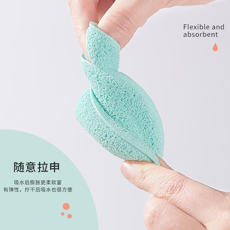 洗脸扑柔软海藻洁面儿童脸扑美容院专用深层清洁神器海绵面扑天然