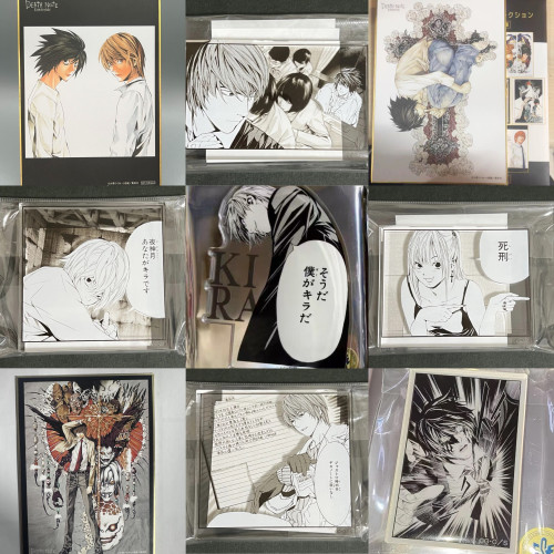 日谷 死亡笔记 XN原画展亚克力砖立牌色纸L 月L 梅洛 弥海砂 谷子