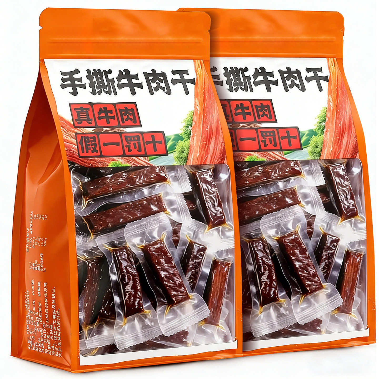 正宗风干牛肉干四川西藏特产超干牛肉营养麻辣手撕牦牛味解馋小吃