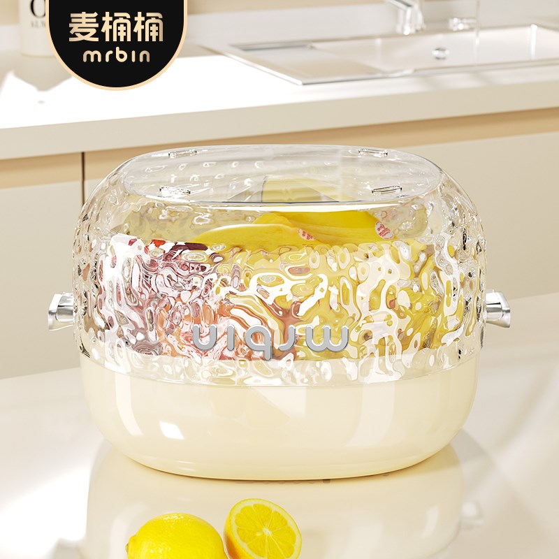 麦桶桶厨房洗菜盆沥水篮蔬菜双层滤水菜篓果盘客厅茶几2026新款