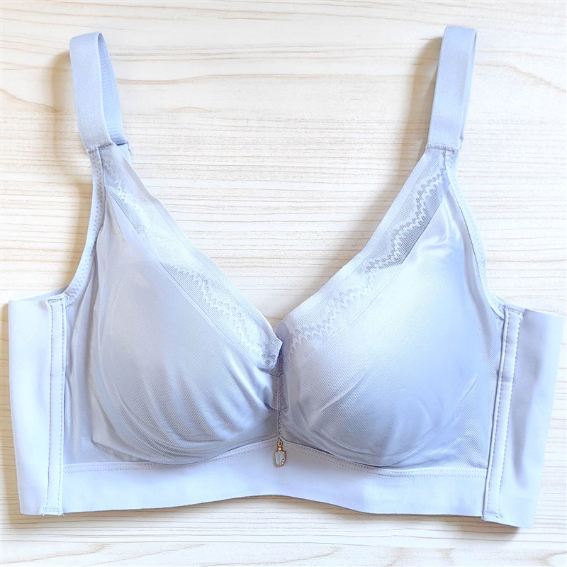 无钢圈内衣女收副乳防下垂平胸专B用显大上托文胸聚拢加厚小胸胸