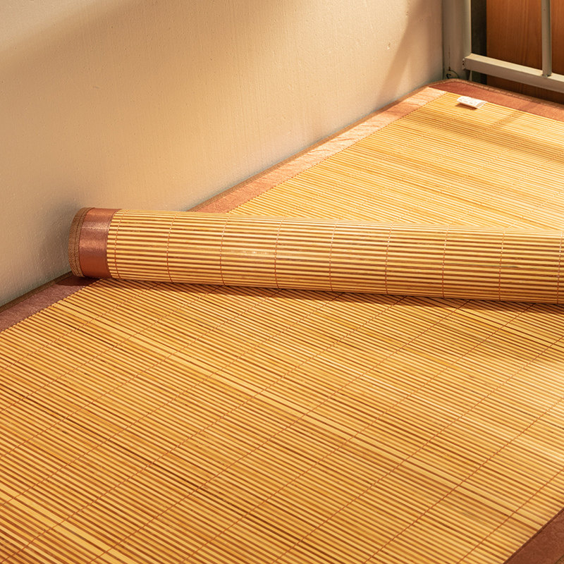 天懿学生宿舍凉席0.9m夏季1米单人0.8寝室0.85双面1.2竹席子订做