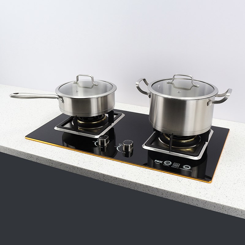 样板间锅具摆件组合展厅橱柜台面不锈钢装饰品样板房厨房灶具摆设