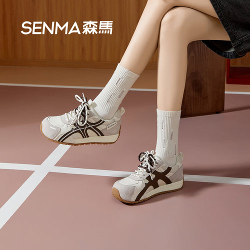森马女2026新款复古德训鞋