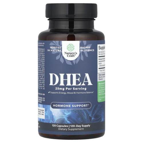 Nature's Craft,三甲基甘氨酸（DHEA），25 毫克，120 粒胶囊
