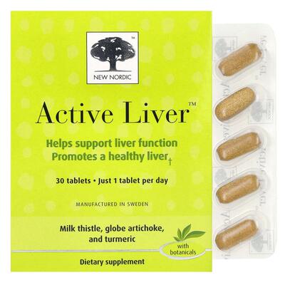 New Nordic ,Active Liver™ 活力肝脏配方，30 片