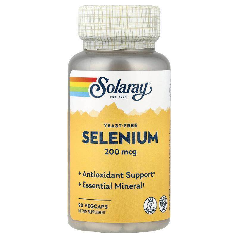 Solaray,硒，200 微克，90 粒素食胶囊