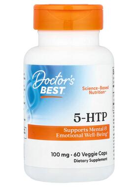 Doctor's Best,Best 5-HTP，100 毫克，60 粒素食胶囊
