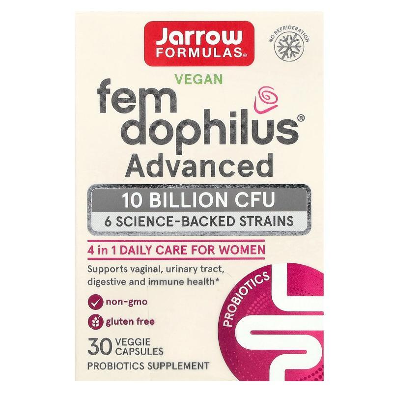 Jarrow女性益生菌胶囊100亿CFU私密肠道平衡健康良好菌株图片