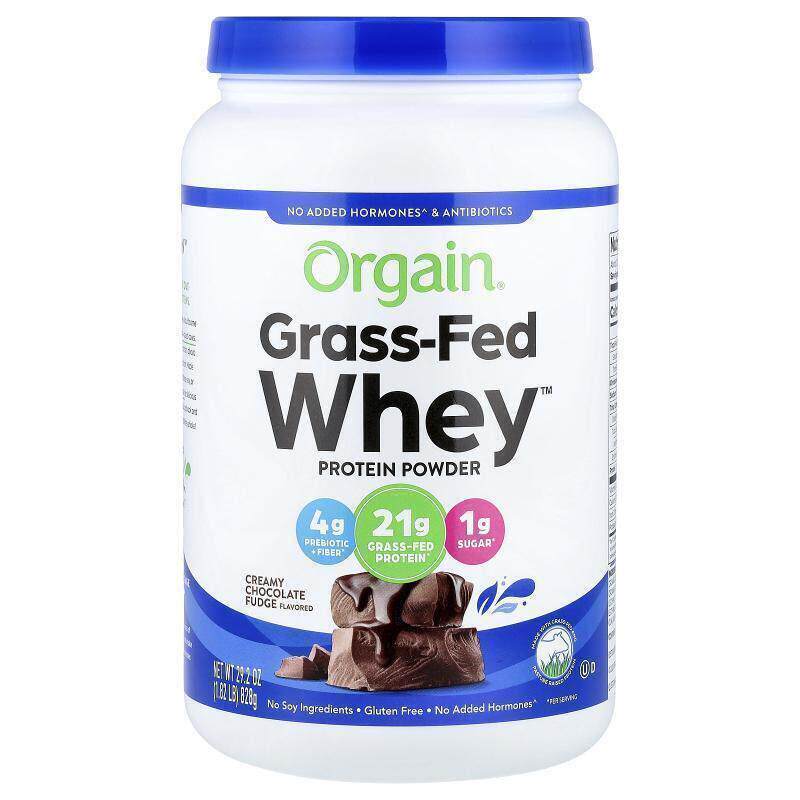 Orgain草饲乳清蛋白清洁乳清蛋白质粉香草豆均衡营平衡