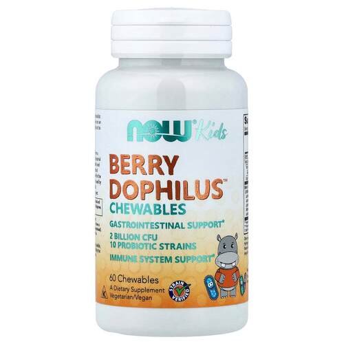 诺奥,儿童，Berry Dophilus™，60 片咀嚼片
