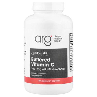 Metabolic Maintenance,含生物类黄酮的缓冲维生素 C，180 粒素食