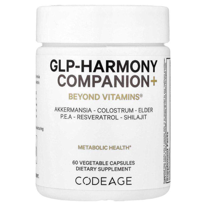 Codeage GLP-Harmony伴侣+复合维生素一日三餐之外温和补充营养