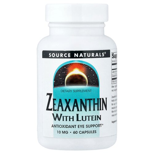 Source Naturals/源美玉米黄质加叶黄素含叶黄素的玉米黄质
