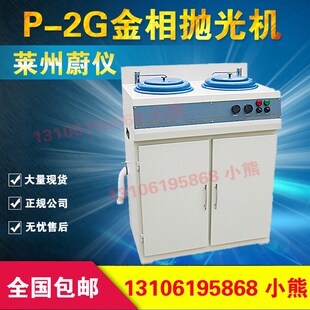 莱州蔚仪 P-2G金相试样抛光机 柜式双盘抛光机 双盘柜式研磨机