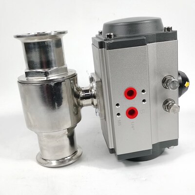 气动快装球阀 Q681X-16P卫生级 食品级不锈钢304卡盘卡套卡箍抛光