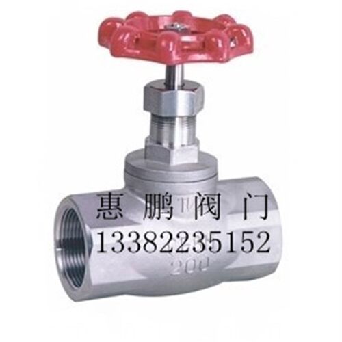 304不锈钢丝扣截止阀 丝口截止阀J11W-16P 内螺纹 DN15-50