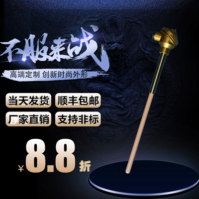 S型铂铑热电偶WRP-130B型R型0-1600度高温刚玉管热电偶温度传感器