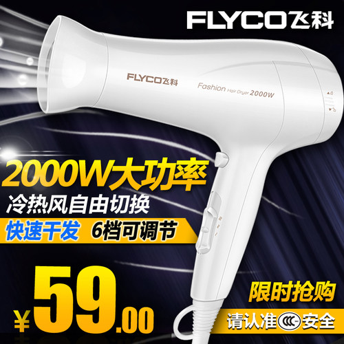飞科FH6232电吹风机大功率冷热风家用发廊理发店吹风机学生吹风筒