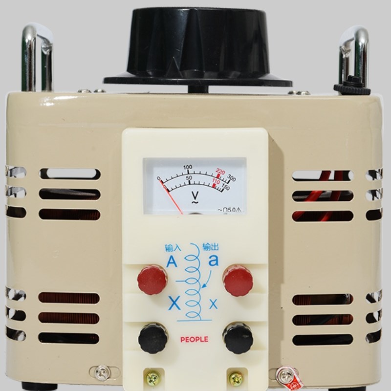 中国人民电器 接触式单相调压器TDGC2-3KVA 电热丝电压调压电源