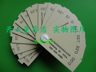 Production美国塑料面差尺10125美国面差规10160带漆面测量0-4mm