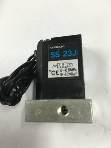 现货黑田精工KURODA电磁阀SS23J-NB-DC12原装正品DC12V当天发货