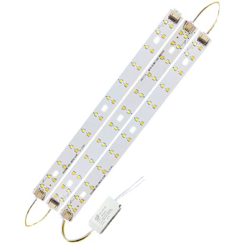 led吸顶灯改造灯板31/40/52cm灯管灯芯长条灯片灯带三色变光灯条