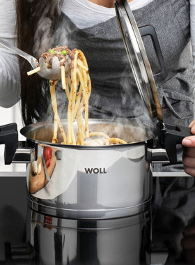 【B等品】WOLL婴儿辅食宝宝奶锅不锈钢汤锅炖锅电磁炉家用泡面锅