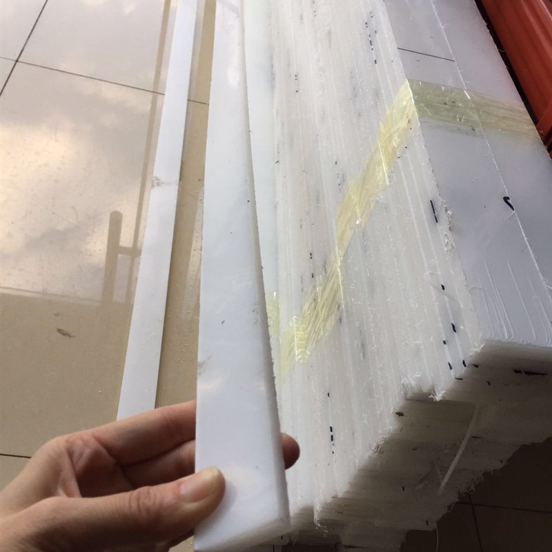 圆弧抛光机档板条白色胶条瓷砖胶条磨边机档条瓷砖挡板白色塑料条