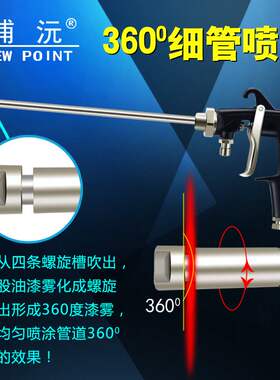 台湾浦沅W-1218喷漆枪W-0915内壁油漆喷枪W-0609手动长杆片角喷枪