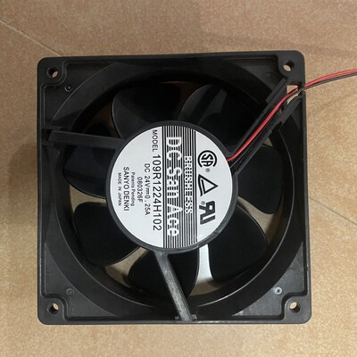 三洋SANYO 12038 24V 0.25A 12CM/厘米 变频器风扇109R1224H102