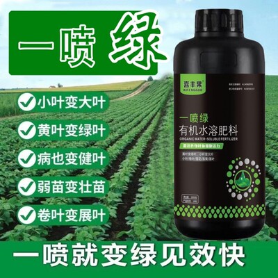 正品黄叶绿叶面肥蔬菜家用营养液叶绿素绿叶通用型有机水溶肥