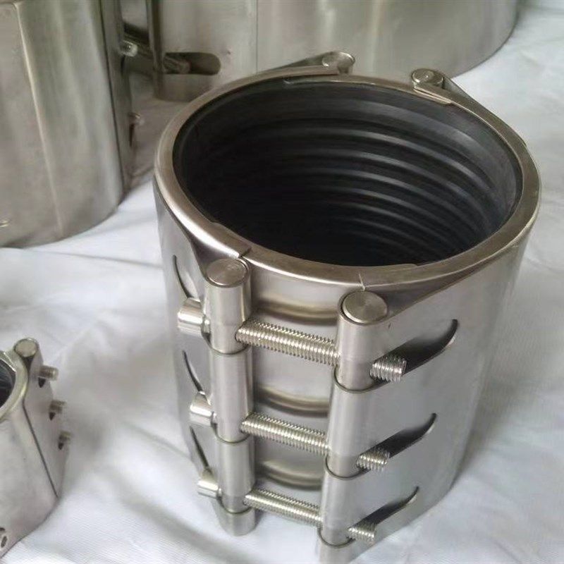 304不锈钢加长型双卡快速管道修补器补漏M抱箍抢修节哈夫卡堵漏器