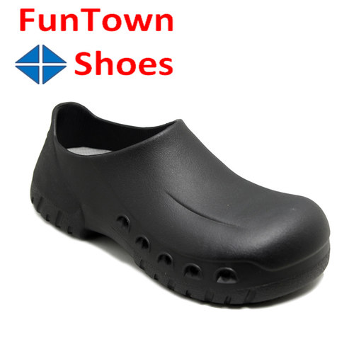 FunTownShoes厨师鞋男防滑鞋防水防L油厨房鞋子工作鞋酒店护士鞋