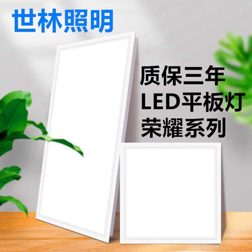 广东世林照明led集成平板面板灯30卫生间30x60厨房60x60办公照明