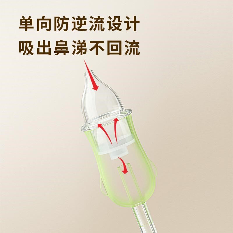 手拉负压吸鼻器新生宝宝鼻屎清理神器防逆流好操作软头婴儿吸鼻器