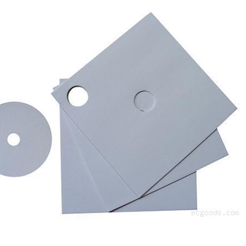 板式滤油机滤纸 300*300 打孔 NAS5级 带双孔滤油纸工业油过滤纸