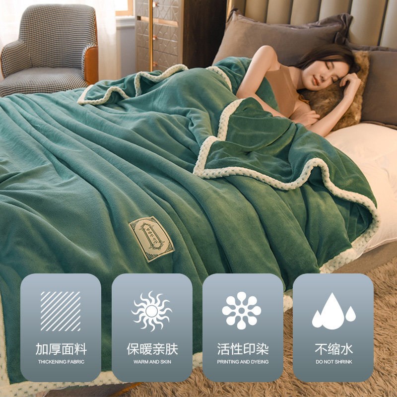 法兰绒毛毯铺床单沙发盖毯子单双人薄珊瑚绒被子午睡空调毯